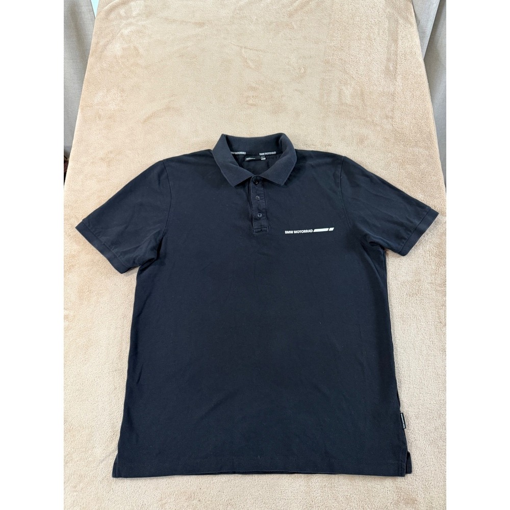 BMW‎ Motorrad Polo Shirts Men's Size XL black Shorts sleeve